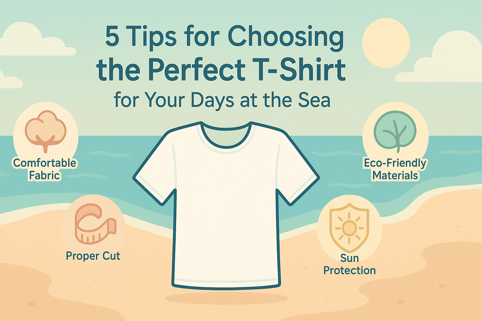 5 Tips for Choosing the Perfect T-Shirt for Your Days at the Sea
