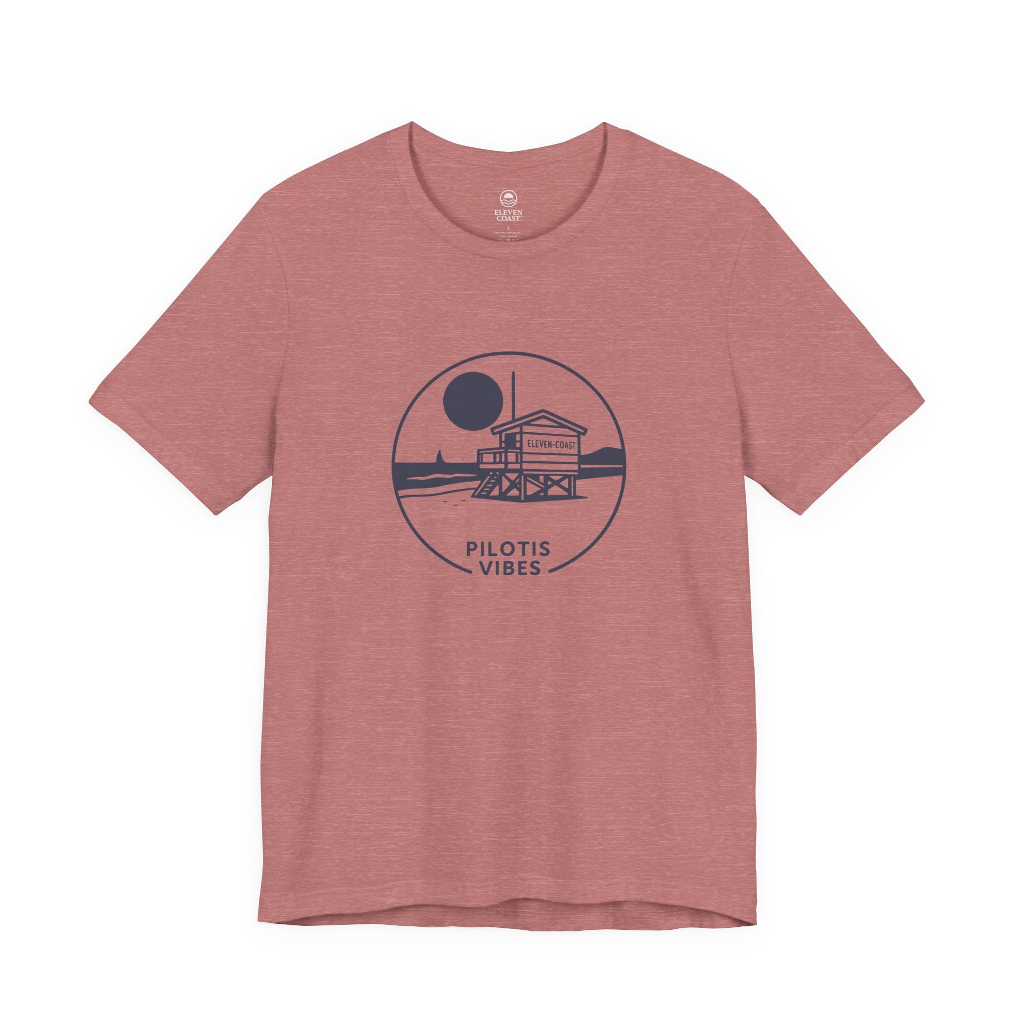 Navy Lifeguard Hut T-Shirt Men Pilotis Vibes