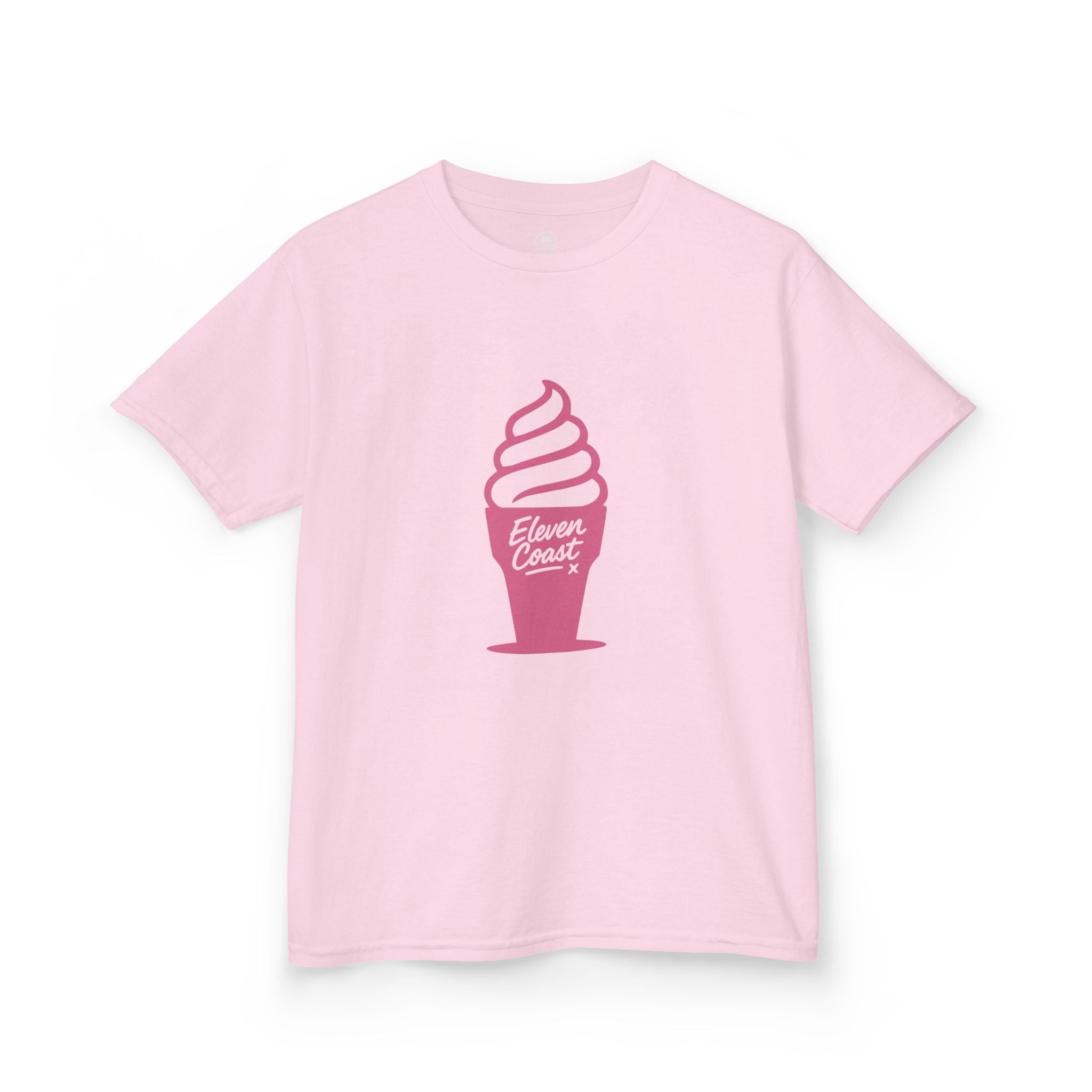 Kids Ice Cream Tee Pop Pink