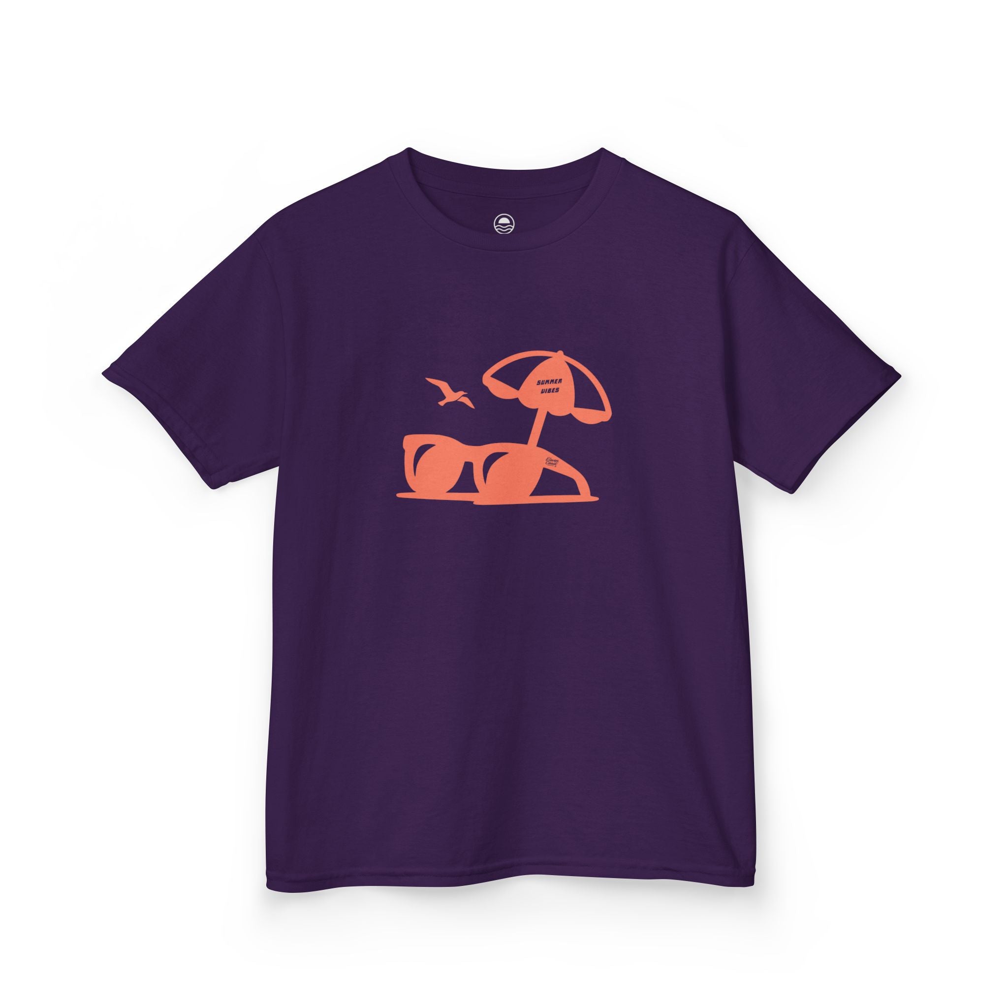 Kids Summer Tee With Sunglasses Silhouette