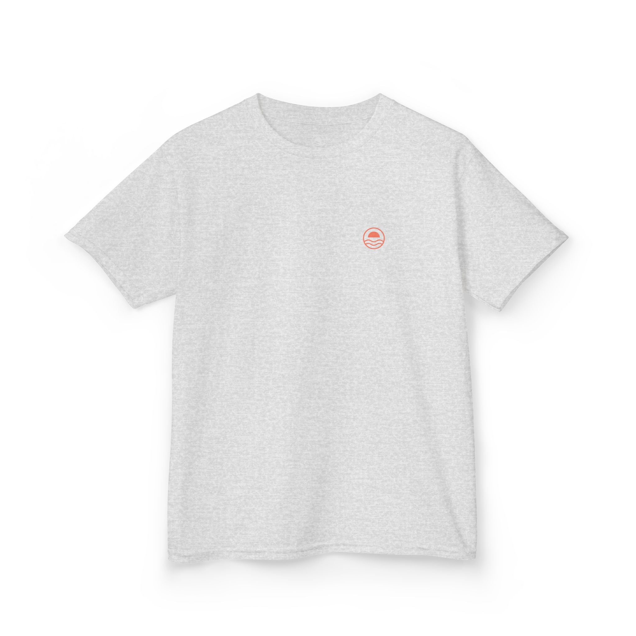 Kids Floral Tee Orange Hibiscus Design