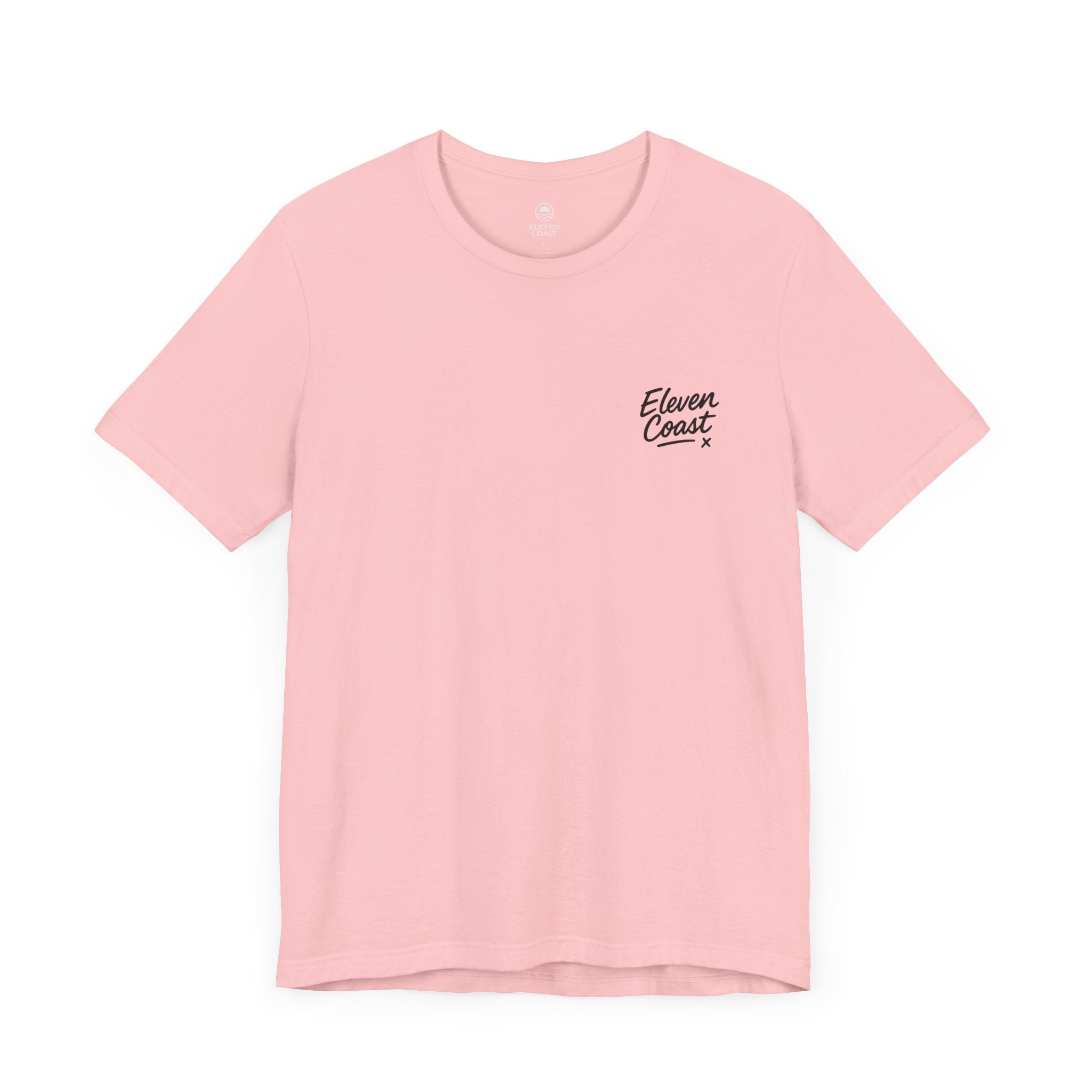 Men's Black Logo T-Shirt Casual Bold Underline