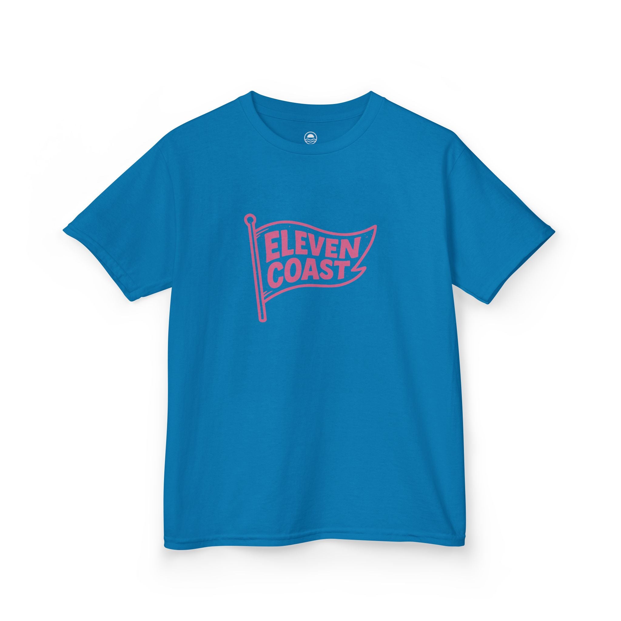 Kids Flag Tee Pink Cotton
