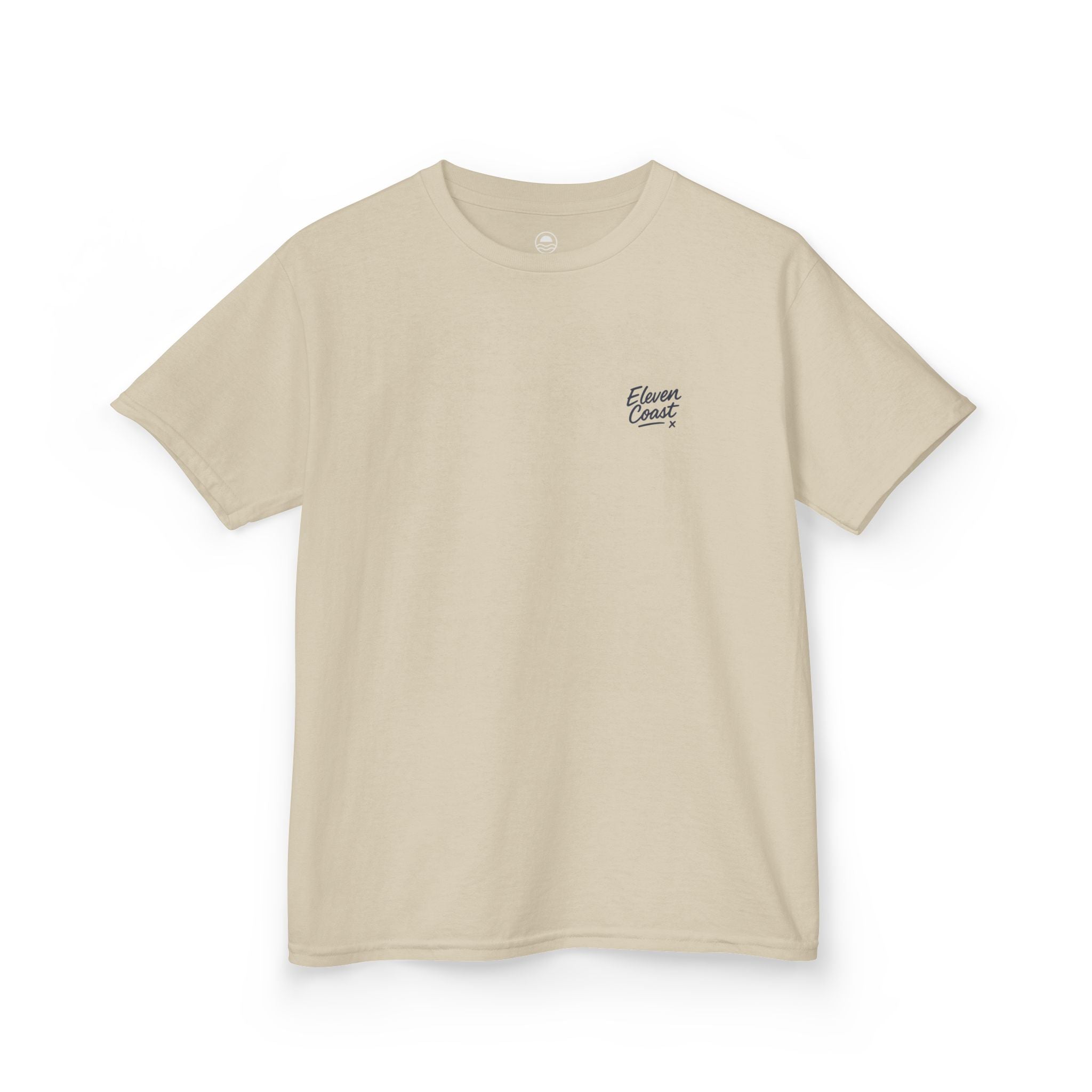 Kids Palm Tree Badge Tee Navy