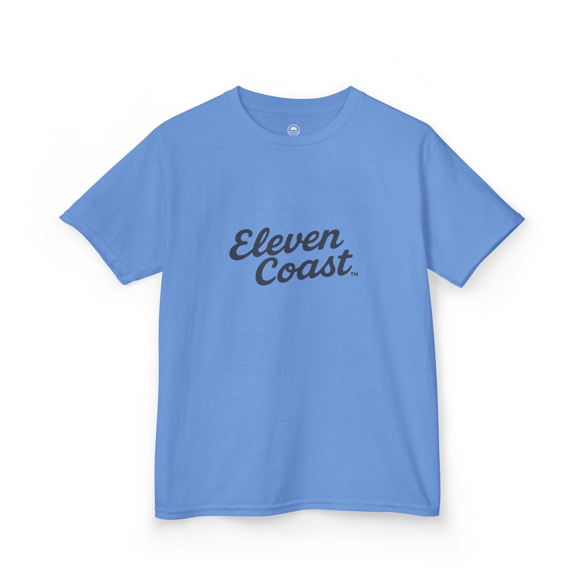 Kids Navy Script Logo Tee