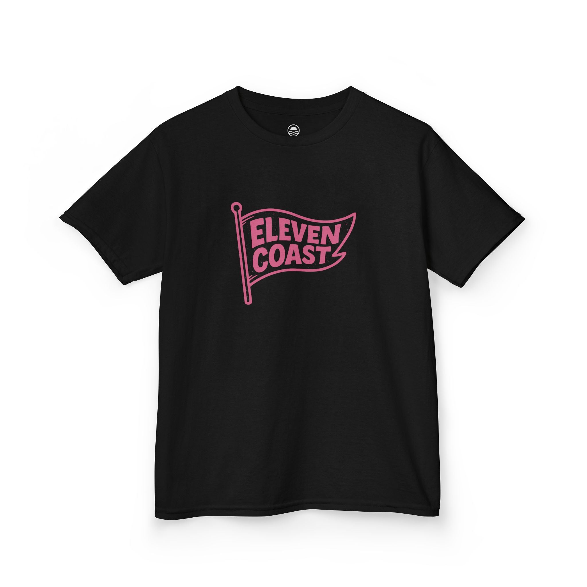 Kids Flag Tee Pink Cotton