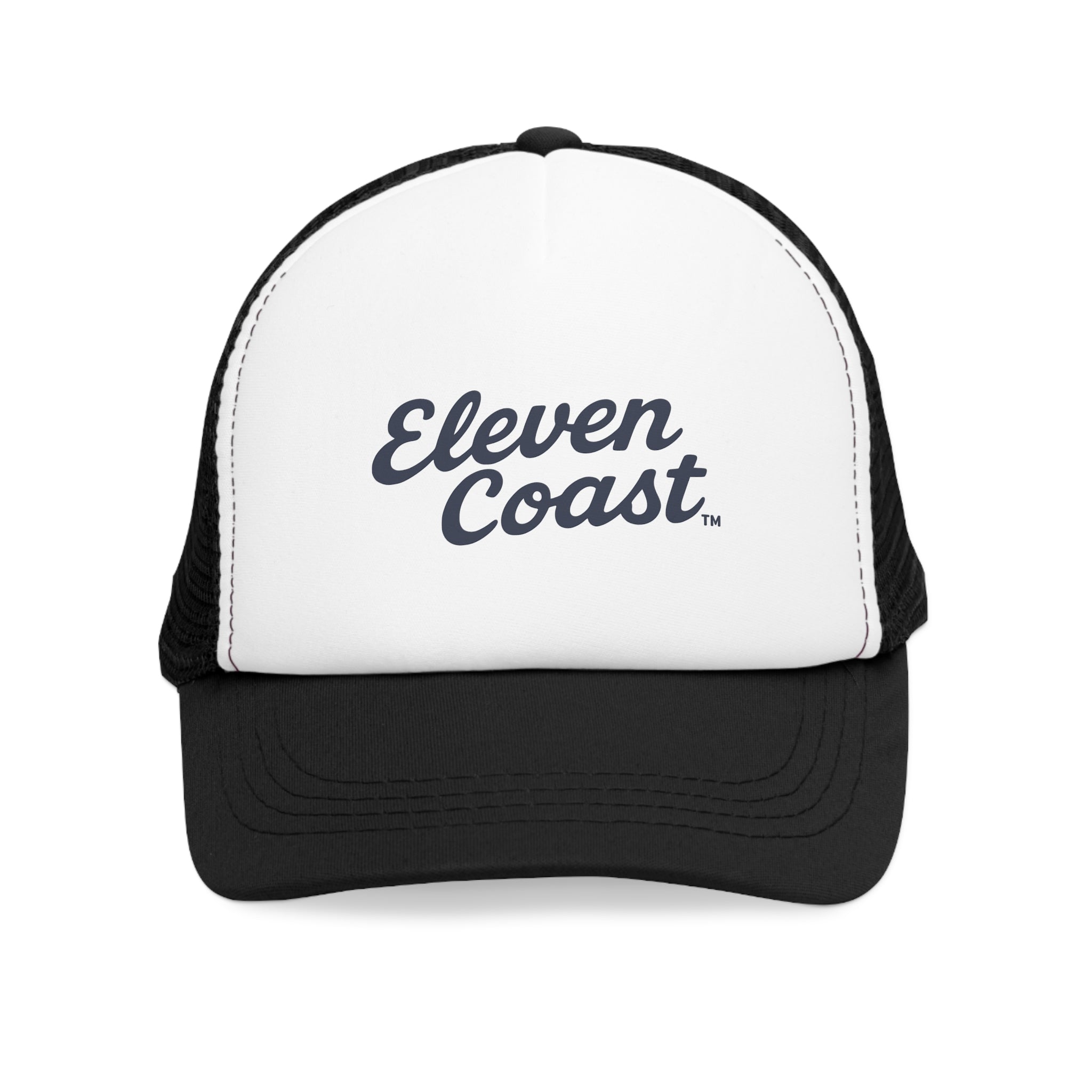 Navy Script Caps Women Adjustable Strap