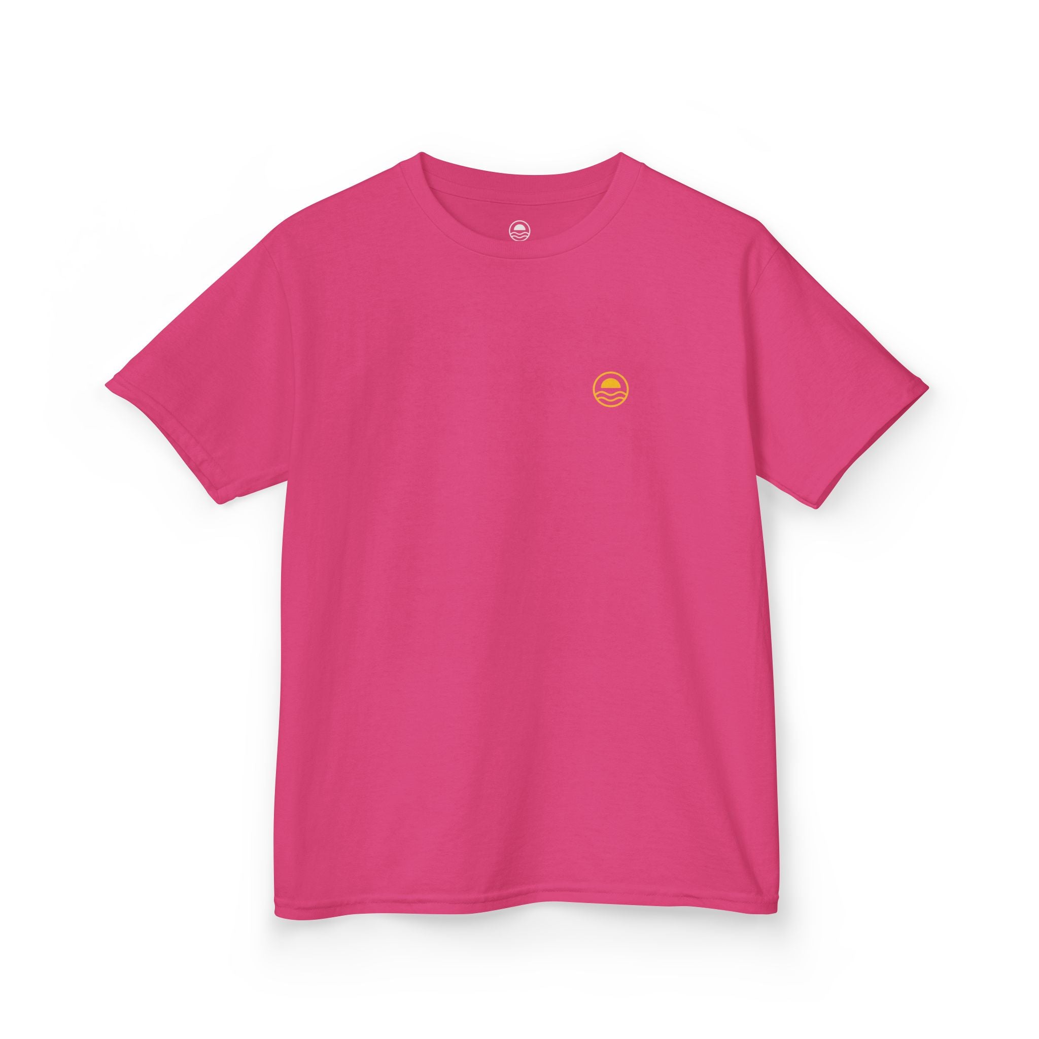 Kids Floral Hibiscus Tee Lemon Zest