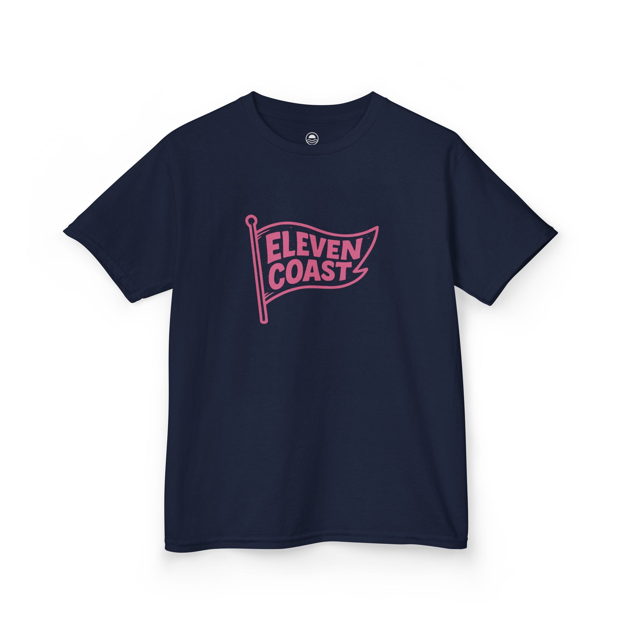 Kids Flag Tee Pink Cotton