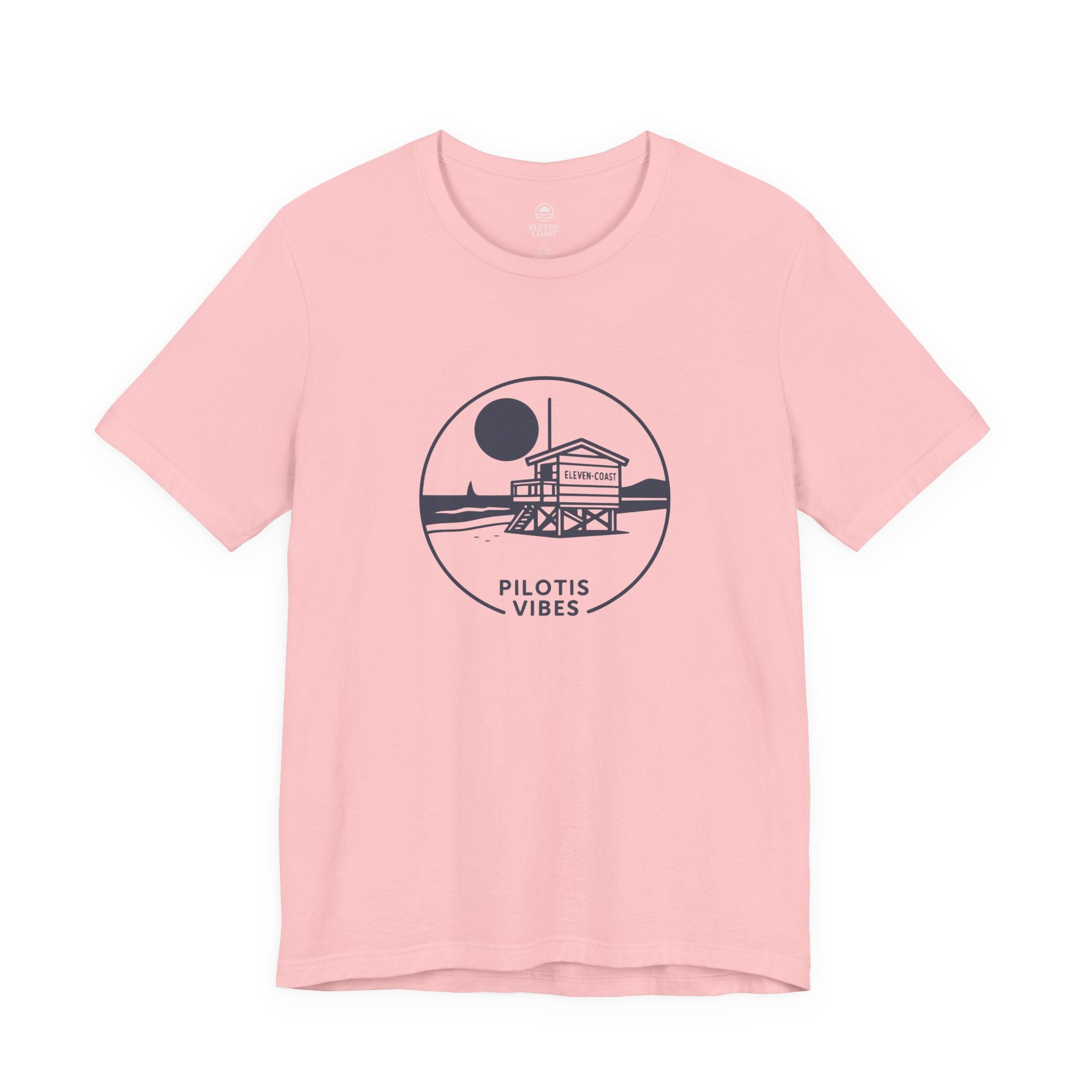Navy Lifeguard Hut T-Shirt Men Pilotis Vibes