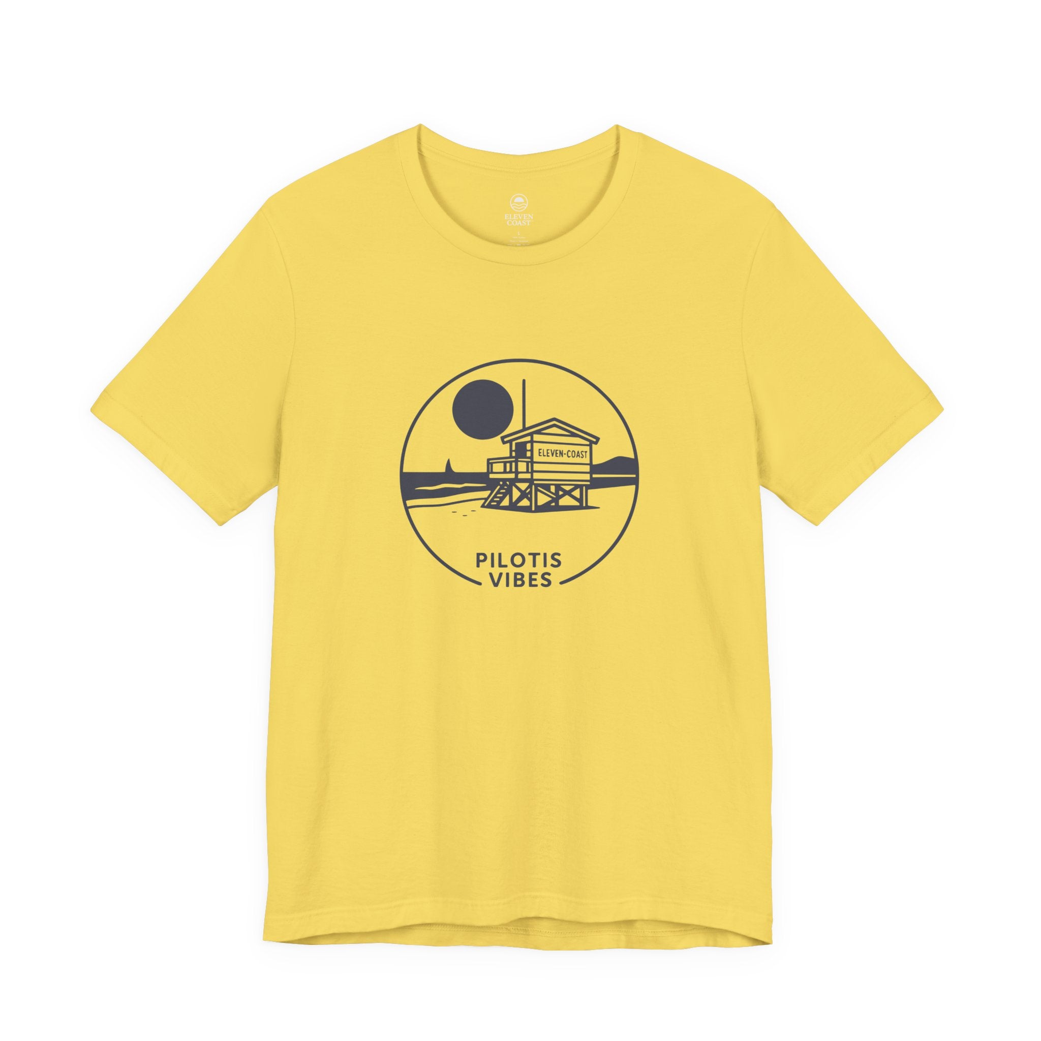 Navy Lifeguard Hut T-Shirt Men Pilotis Vibes