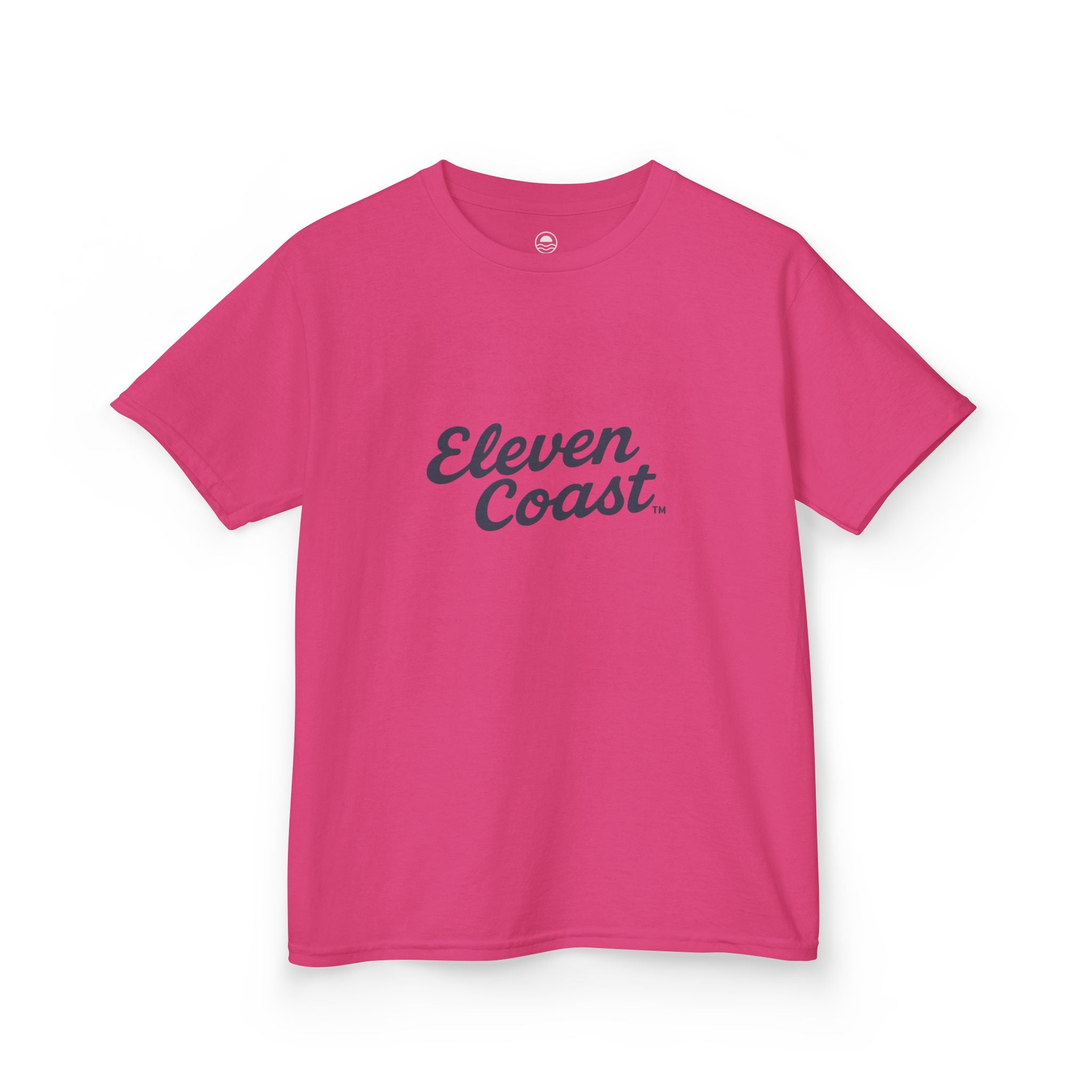 Kids Navy Script Logo Tee