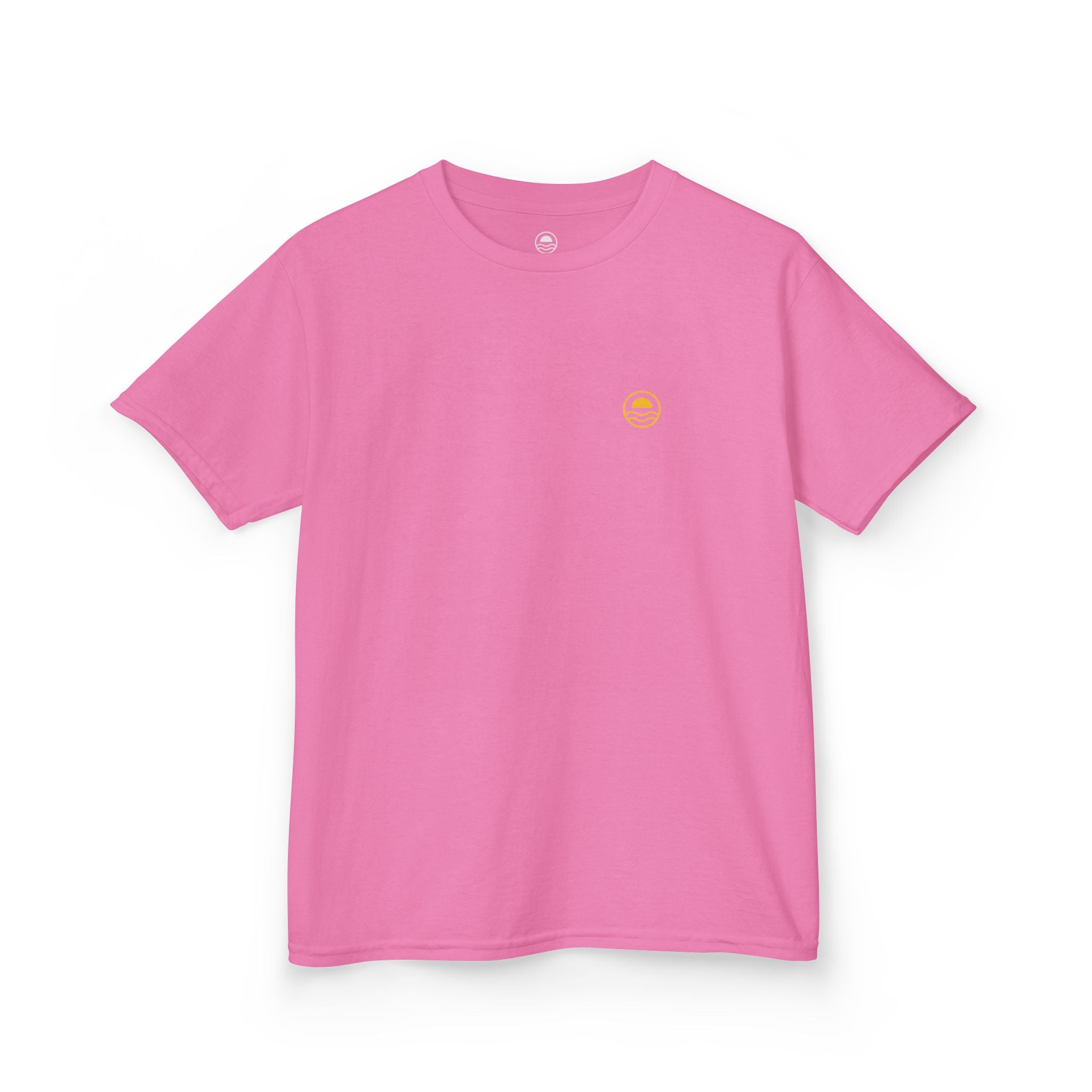 Kids Floral Hibiscus Tee Lemon Zest