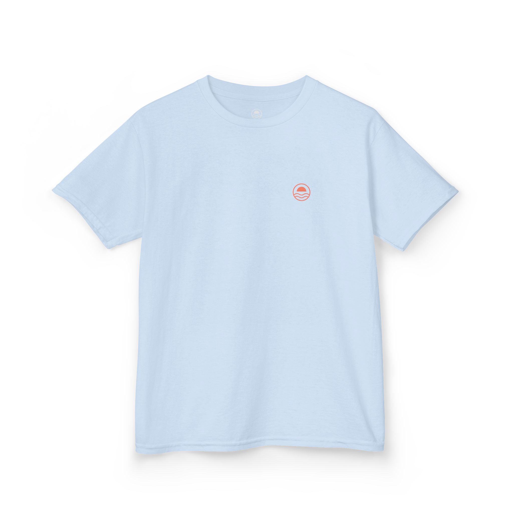 Kids Floral Tee Orange Hibiscus Design