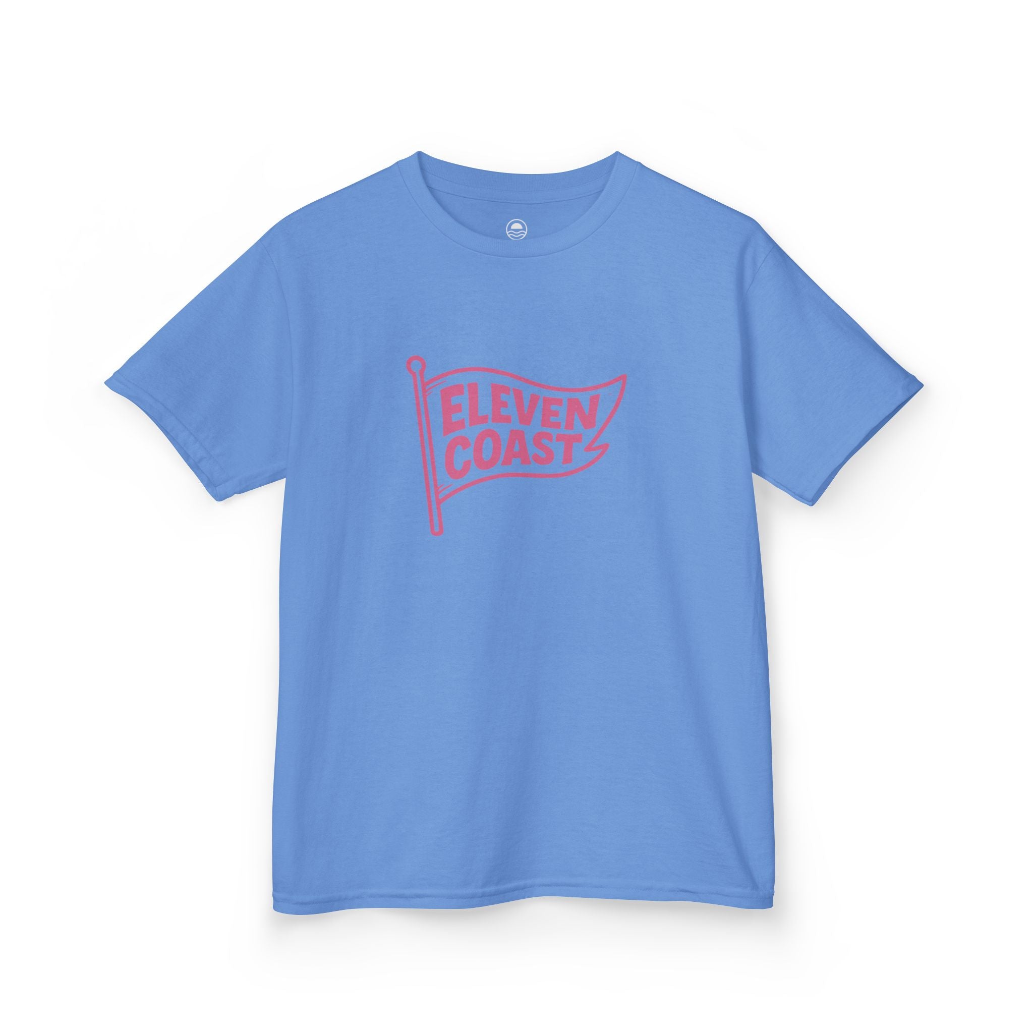 Kids Flag Tee Pink Cotton