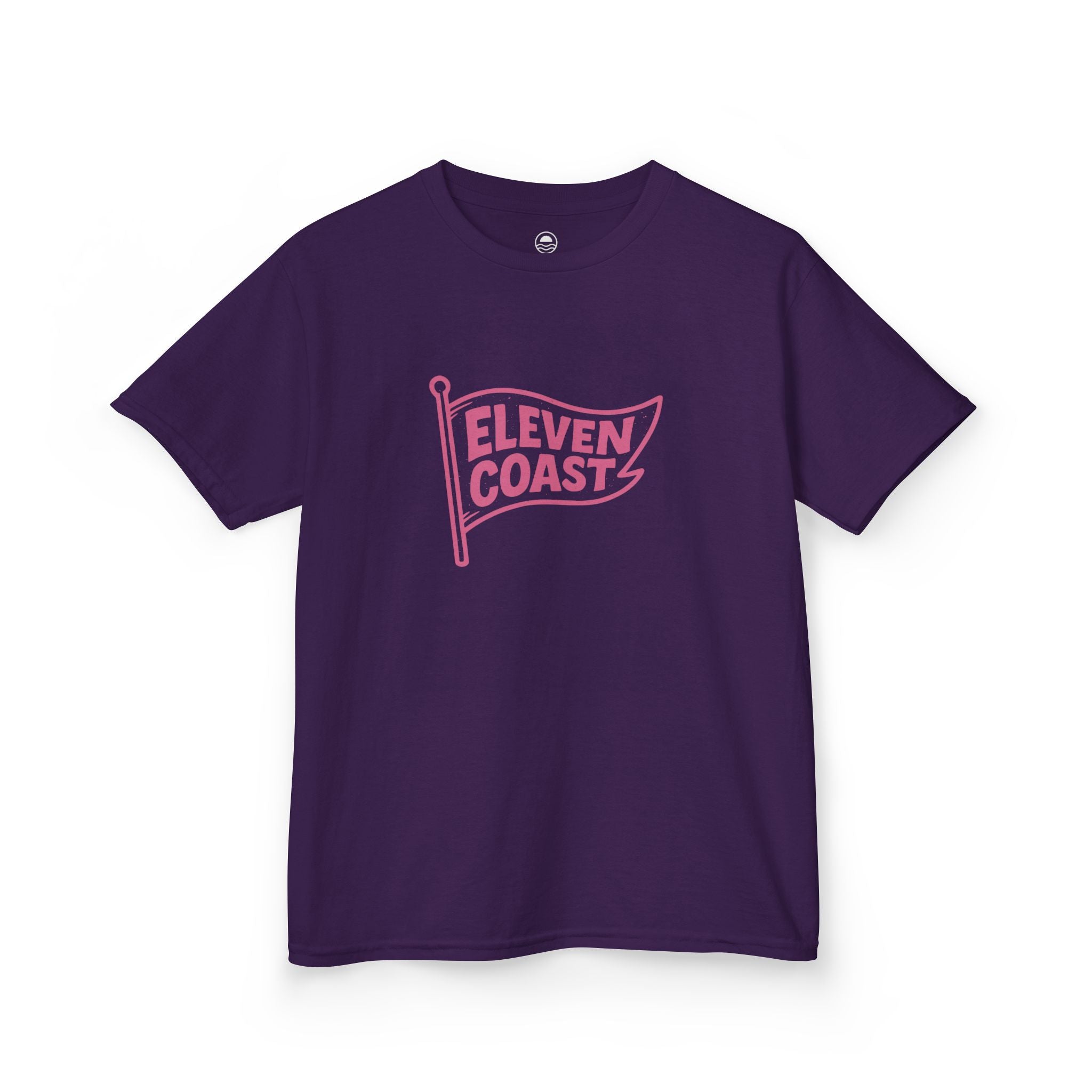 Kids Flag Tee Pink Cotton
