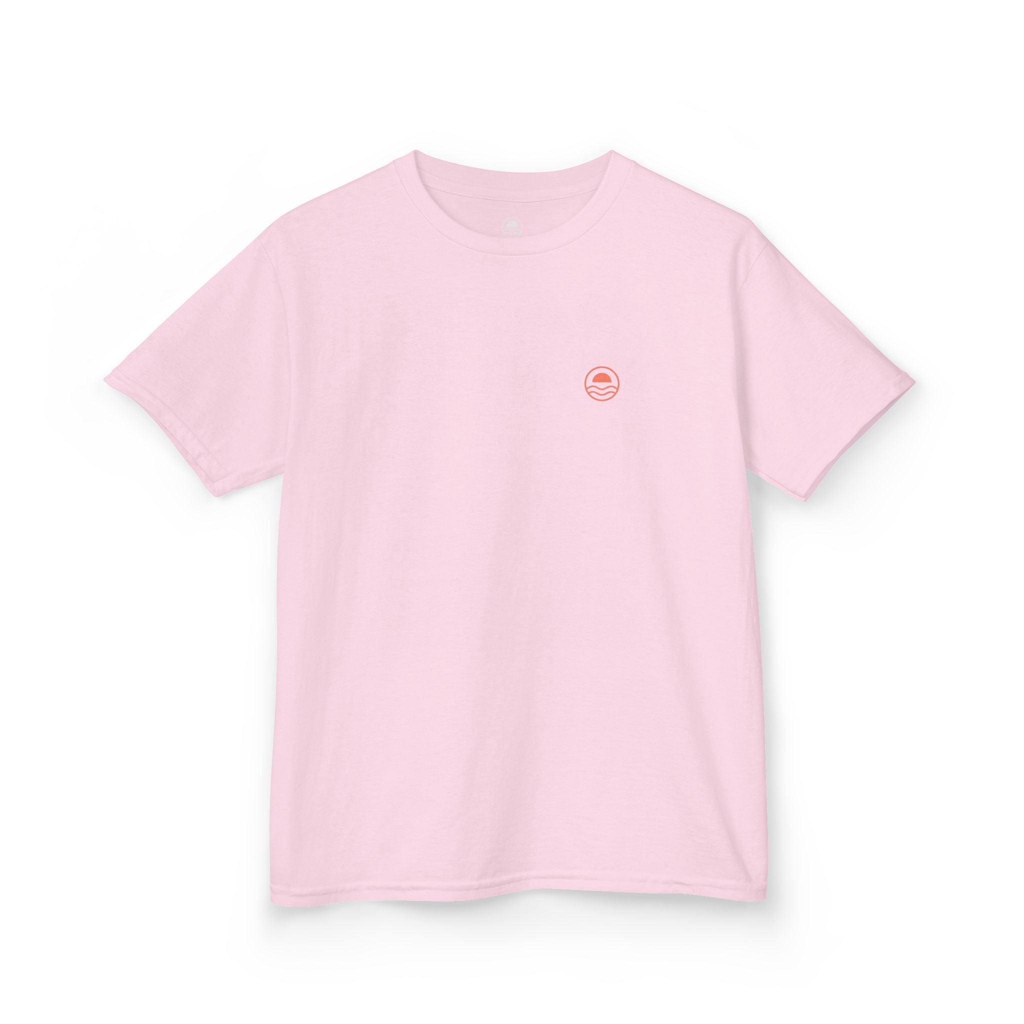 Kids Floral Tee Orange Hibiscus Design