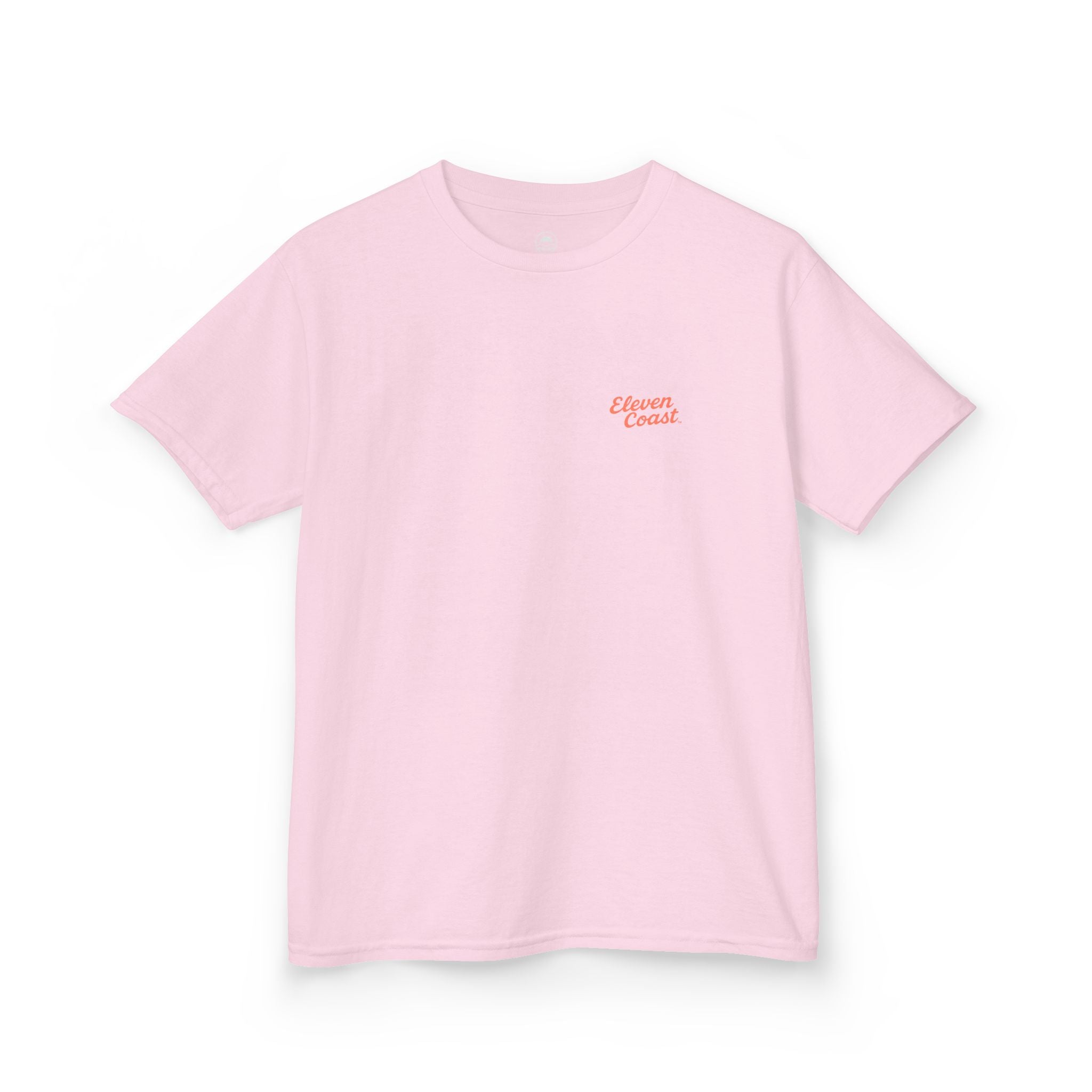 Kids Orange Surfboard Tee Top