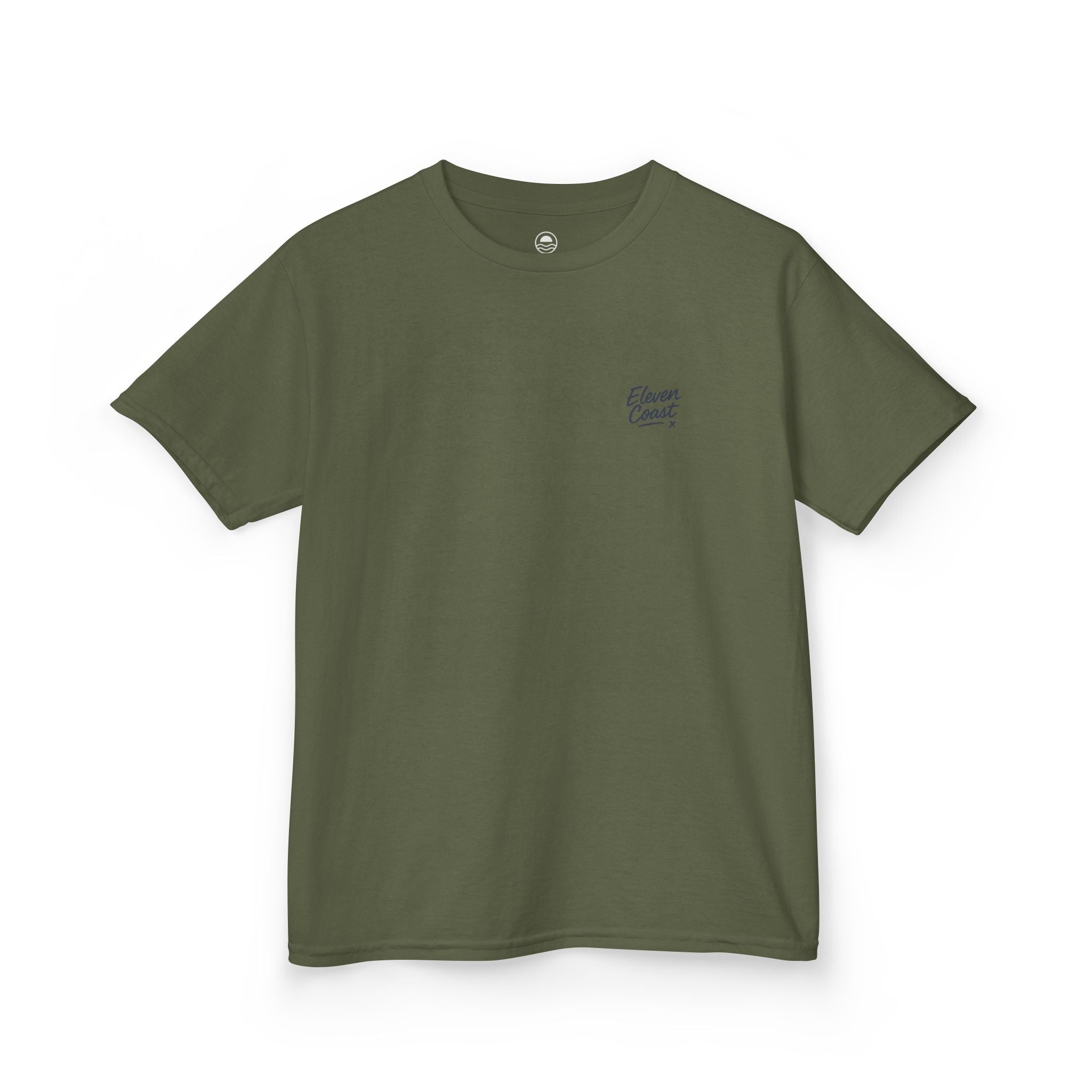 Kids Palm Tree Badge Tee Navy