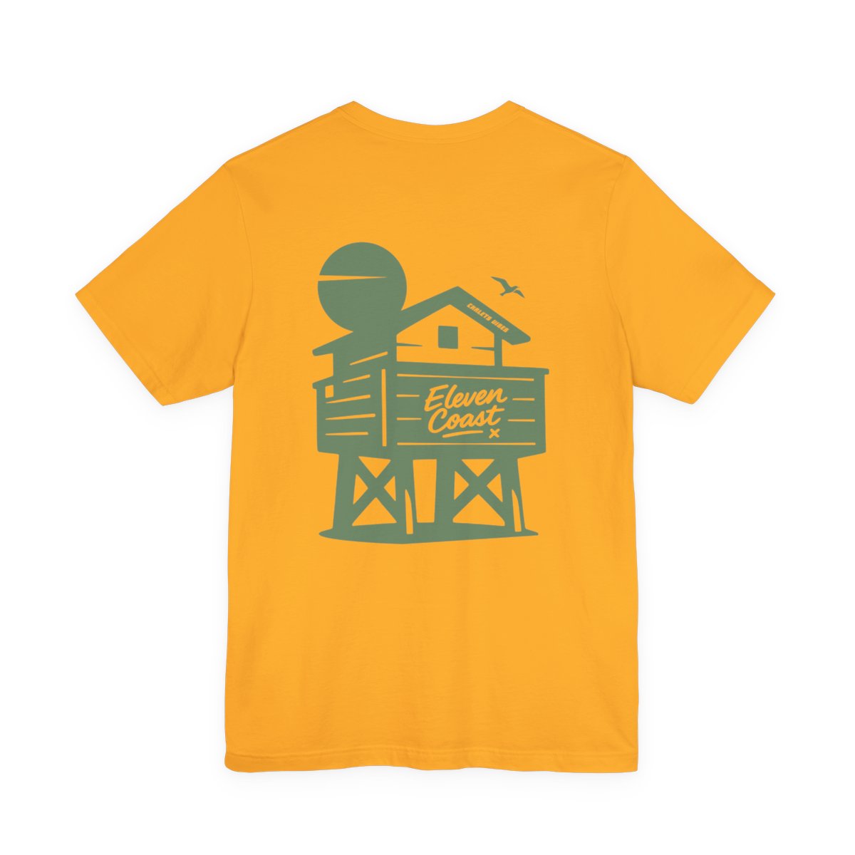 Chalet Vibes T-Shirt Men Green Silhouette