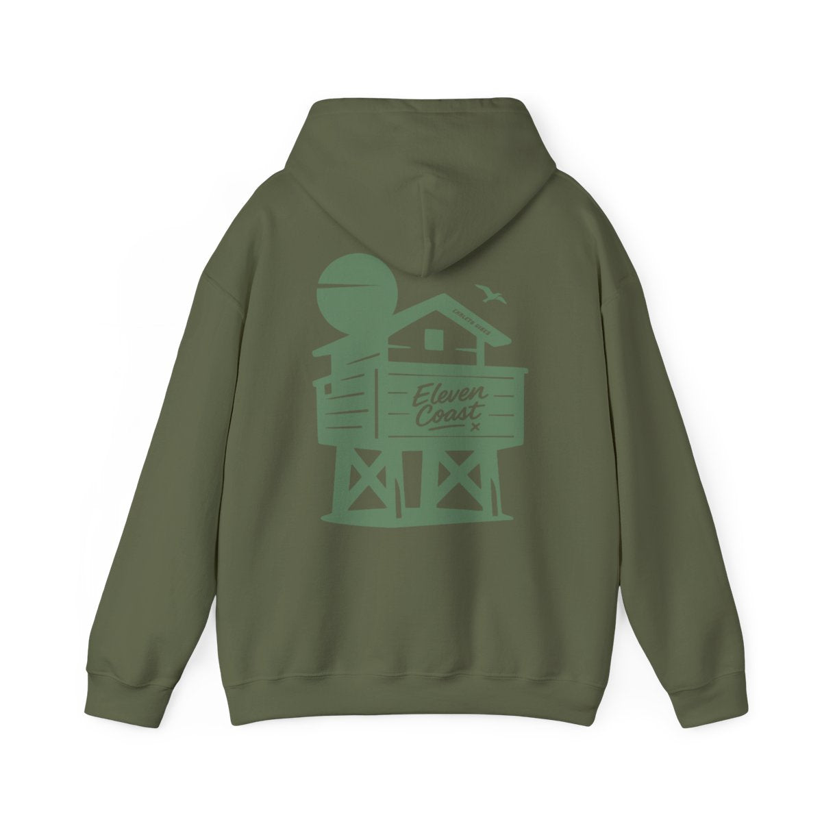 Cactus Green Chalet Hoodie For Women
