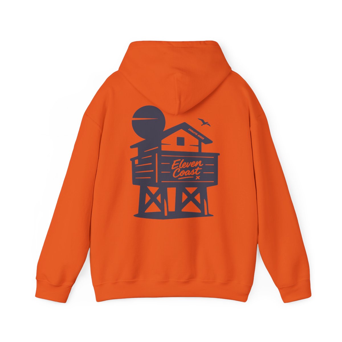Navy Beach Chalet Hoodie For Men