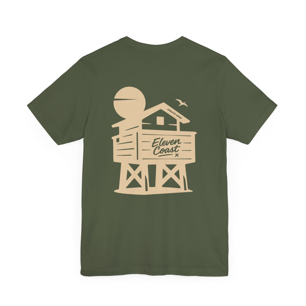 Beach Chalet T-Shirt For Women Sand Beige