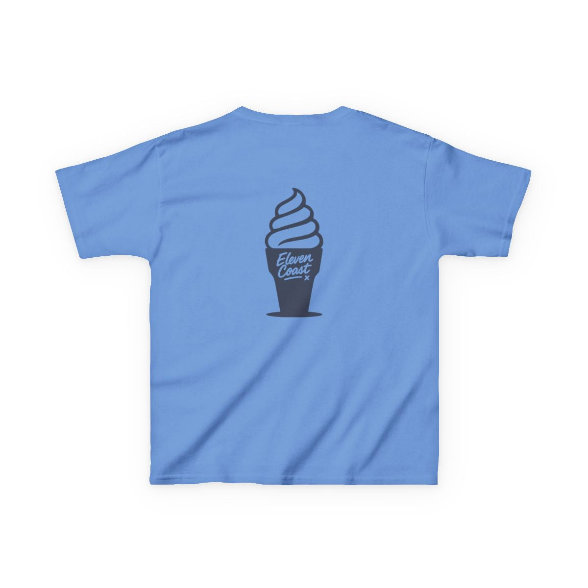Kids Ice Cream Tee Navy Silhouette