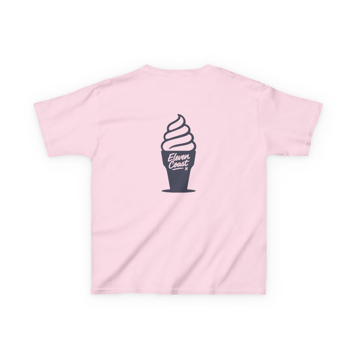 Kids Ice Cream Tee Navy Silhouette
