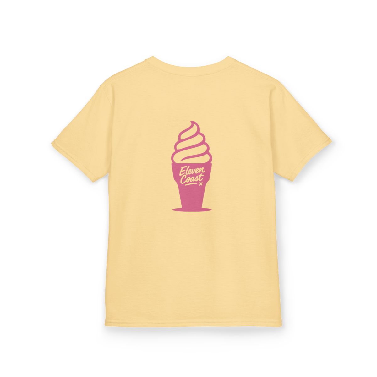 Kids Ice Cream Tee Pop Pink