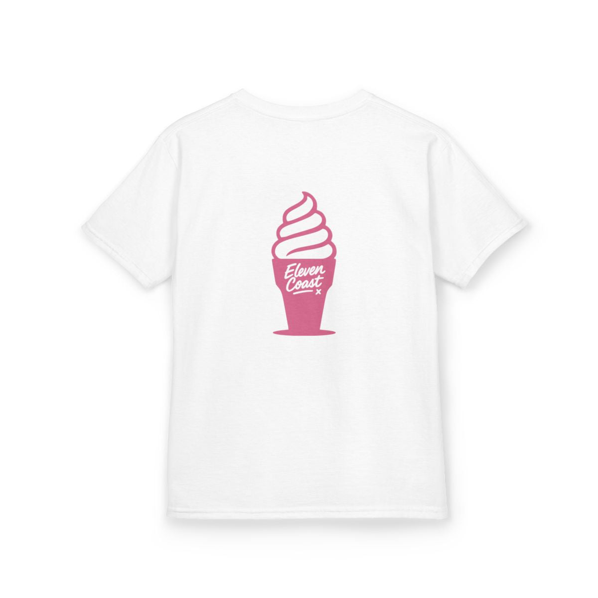 Kids Ice Cream Tee Pop Pink