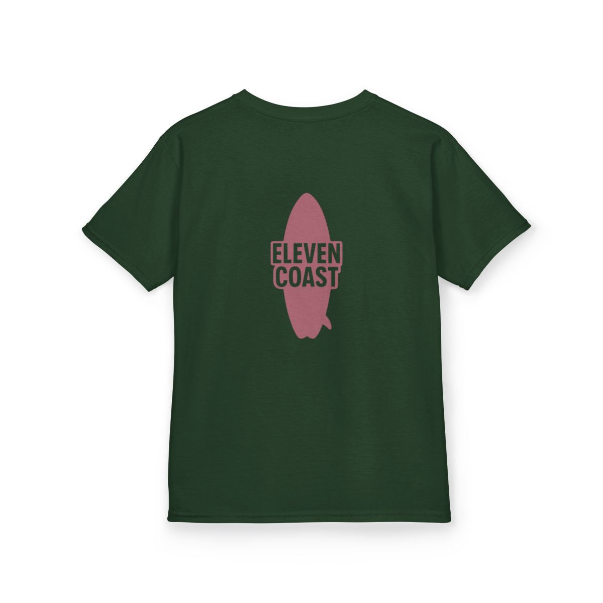 Kids Red Surfboard Tee Bold Design