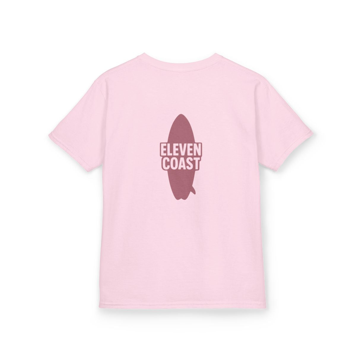Kids Red Surfboard Tee Bold Design