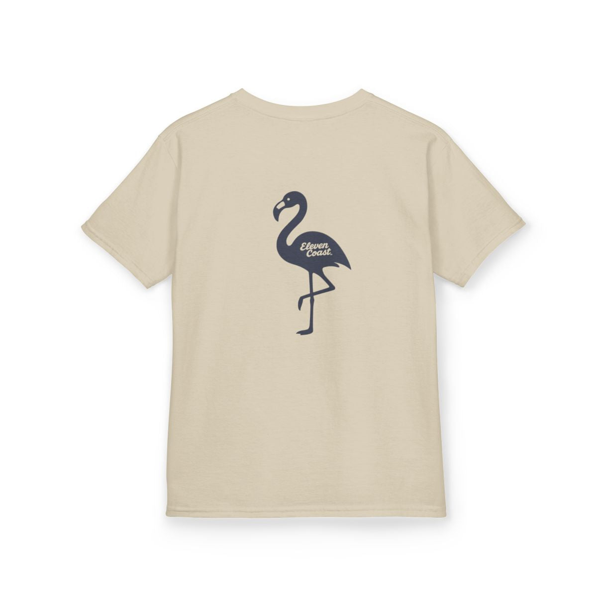 Kids Flamingo Navy Silhouette Tee