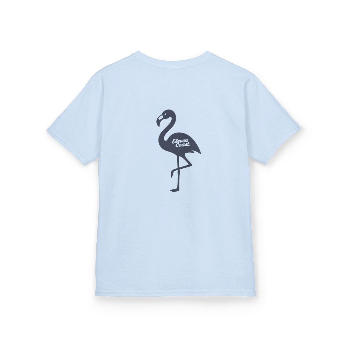 Kids Flamingo Navy Silhouette Tee