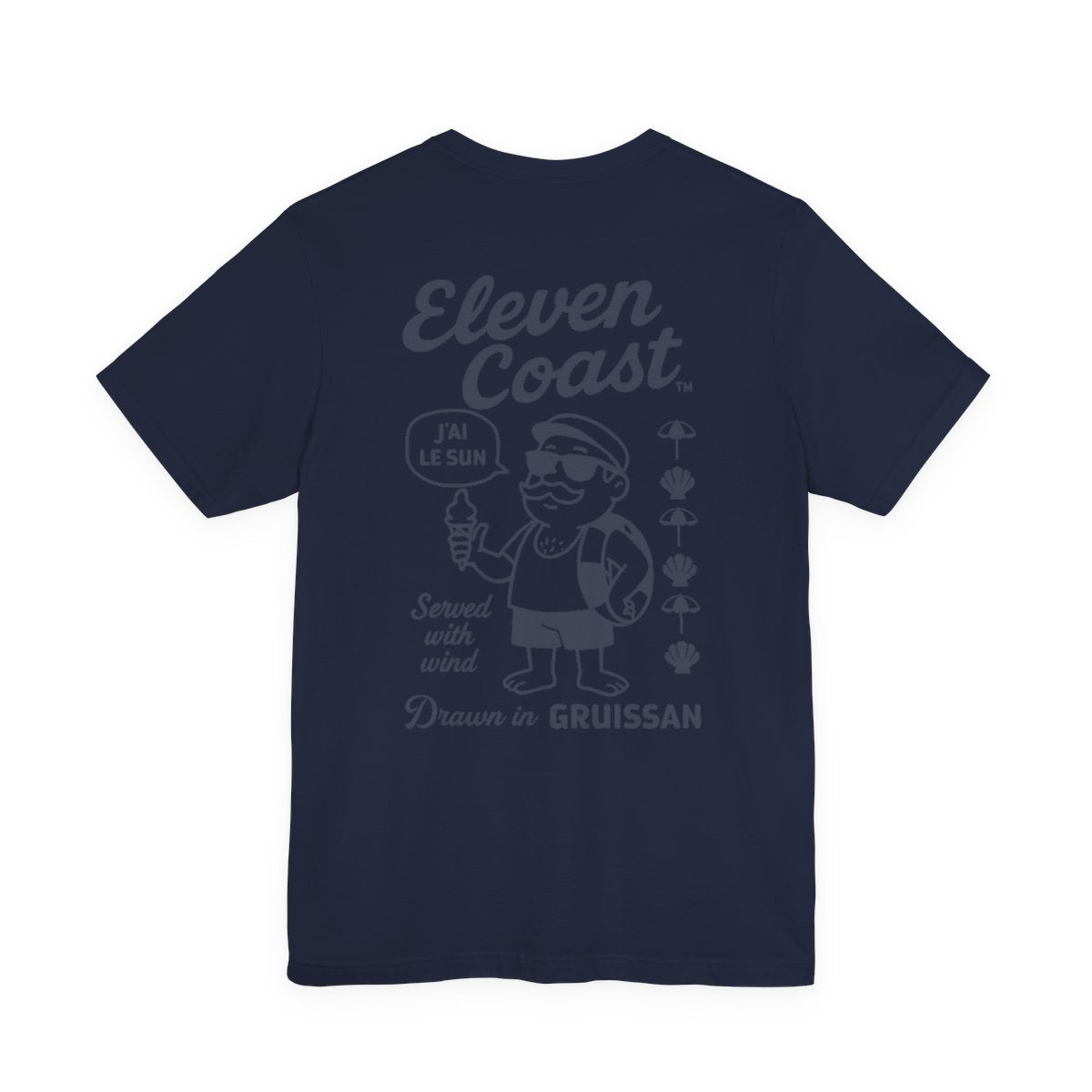 Men Navy Ice Cream T-Shirt Summer Vibes