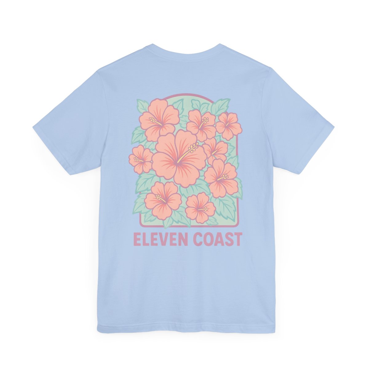 Men’s Hibiscus Floral T-Shirt Pink