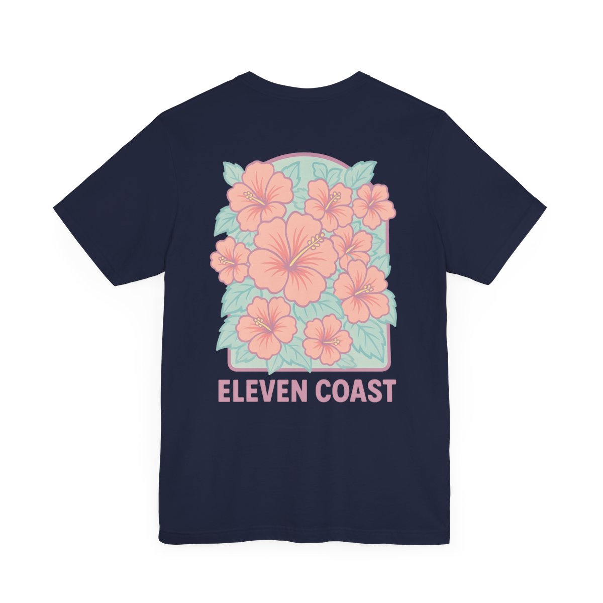 Men’s Hibiscus Floral T-Shirt Pink