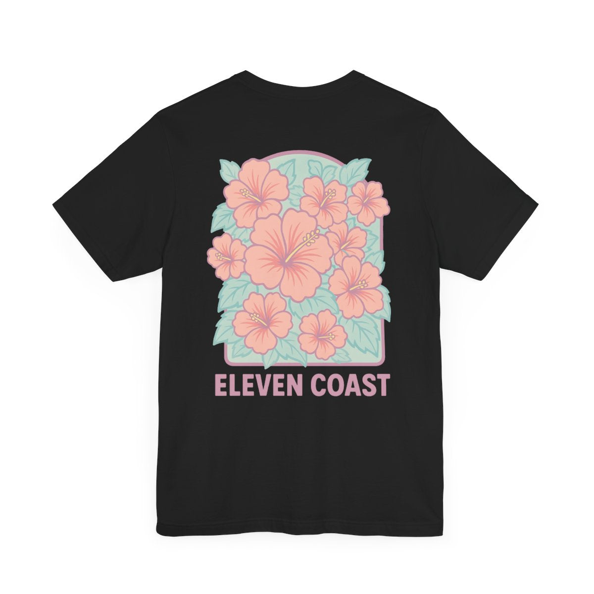 Men’s Hibiscus Floral T-Shirt Pink