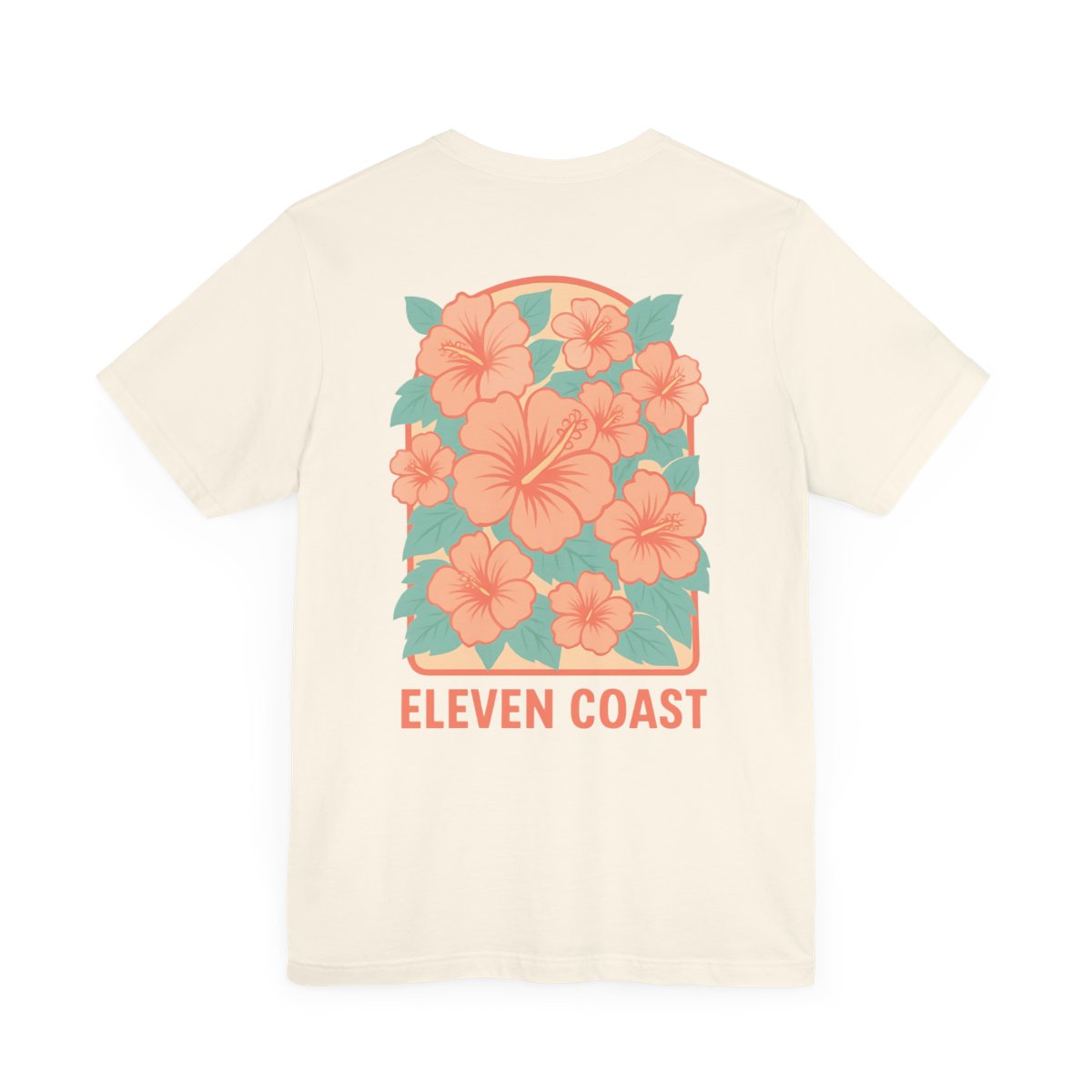 Floral Hibiscus Orange T-Shirt Women