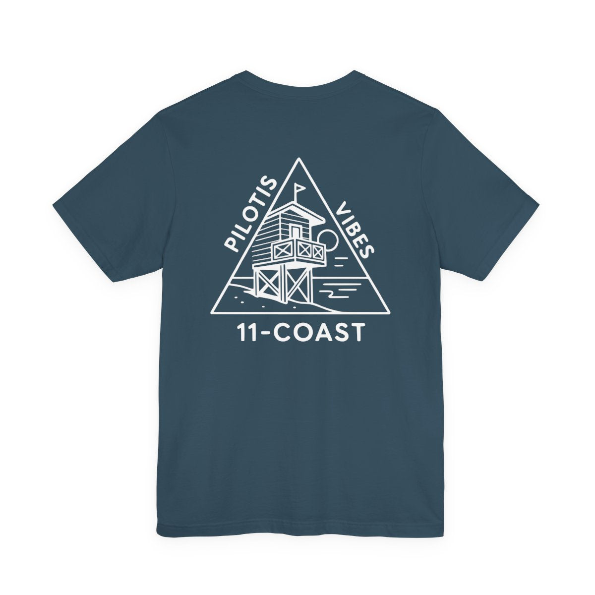 Mens Pilotis Vibes T-Shirt Geometric Badge