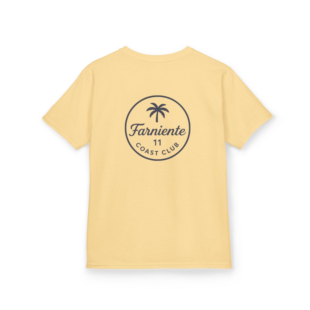 Kids Palm Tree Badge Tee Navy