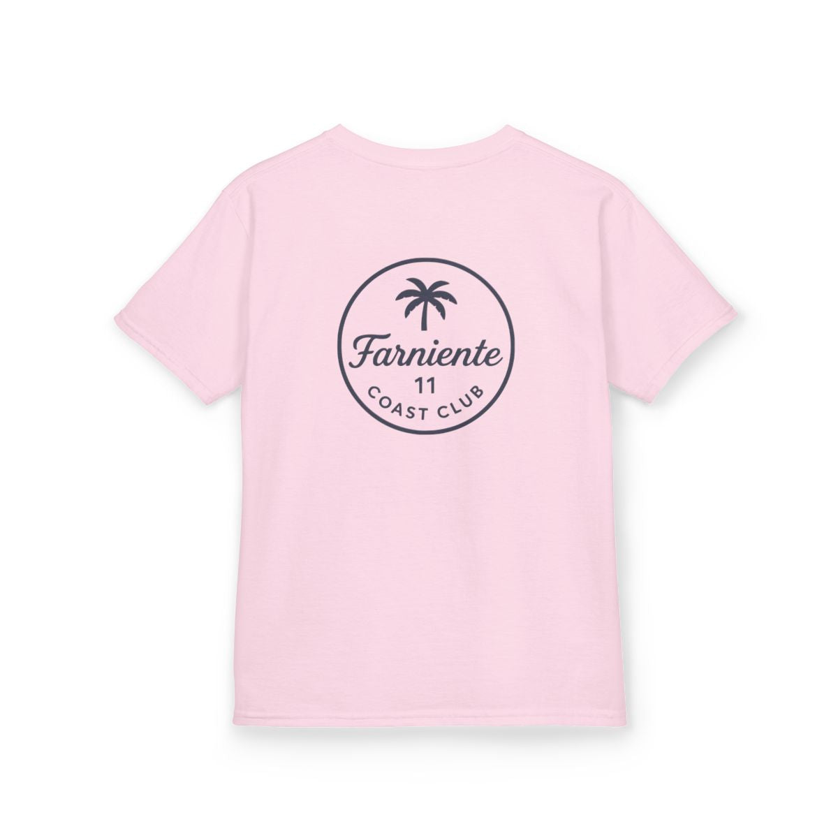 Kids Palm Tree Badge Tee Navy
