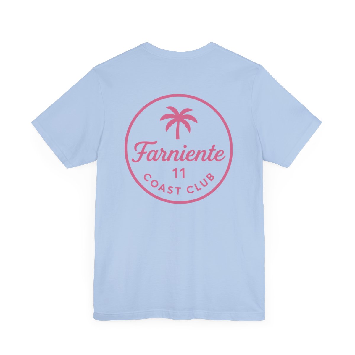 Men's Pop Pink Farniente Badge T-Shirt