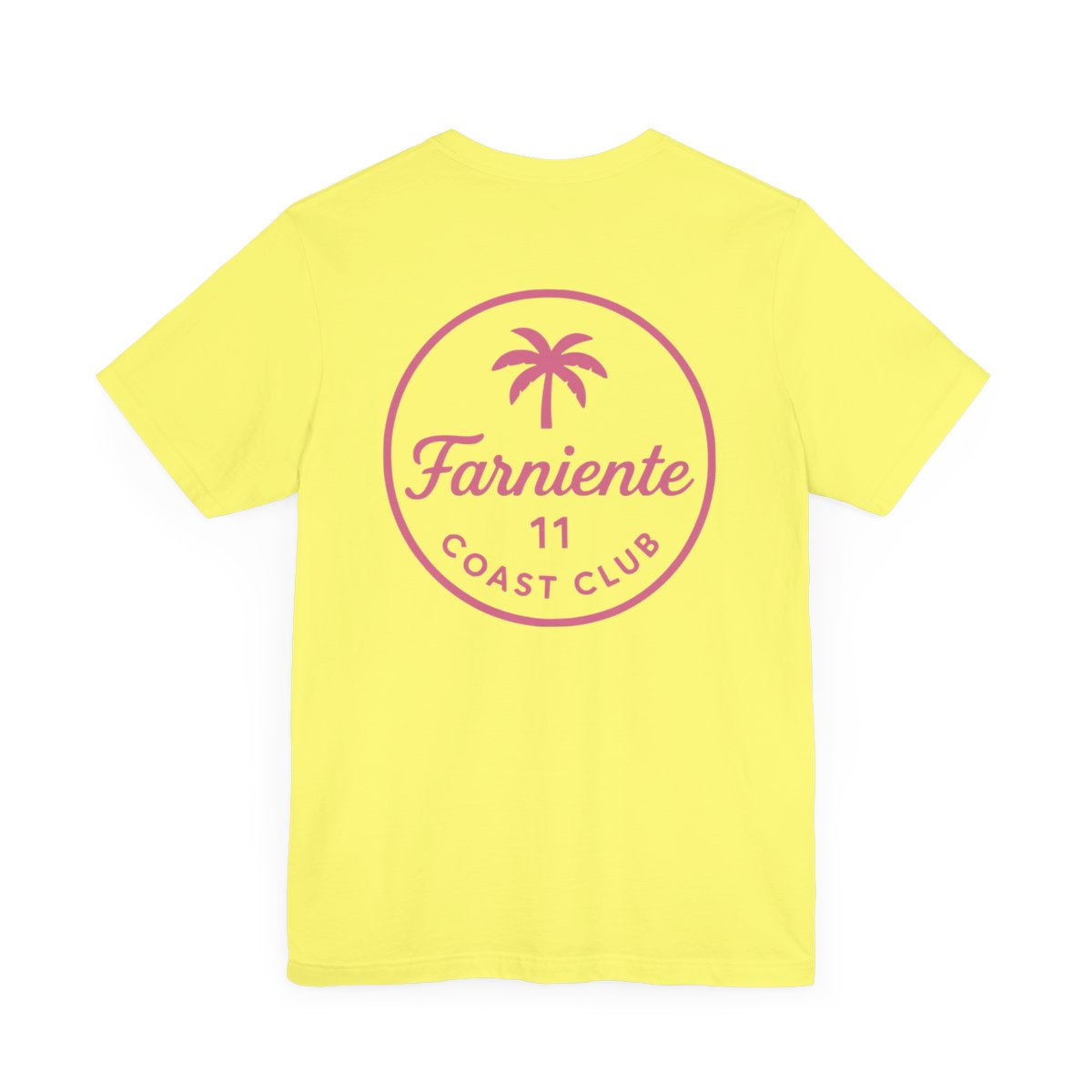 Men's Pop Pink Farniente Badge T-Shirt