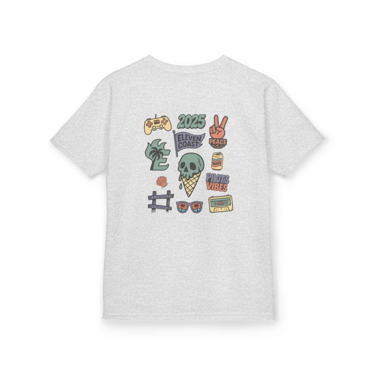 Kids Bold Skull Ice Cream Tee