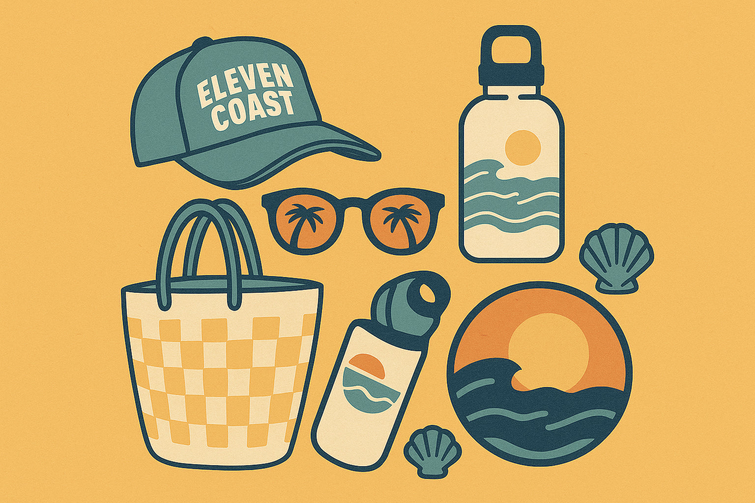 Accessories collection for everyday coastal living apparel and essentials
