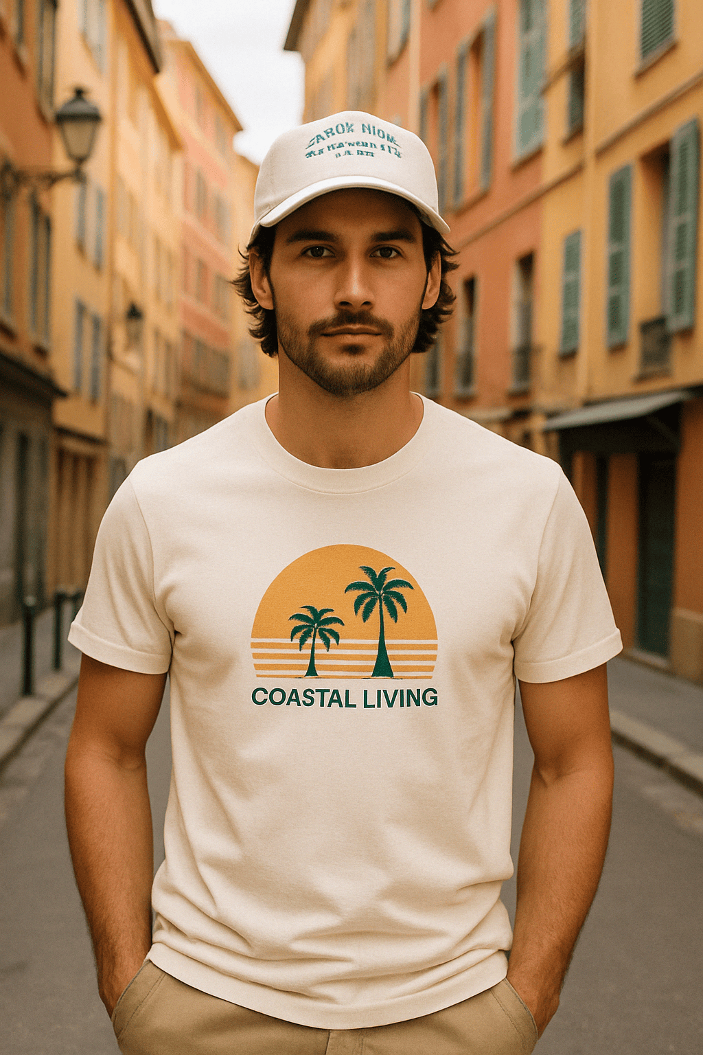 Mens clothes in coastal-inspired tees hoodies and sweatshirts for laid-back living