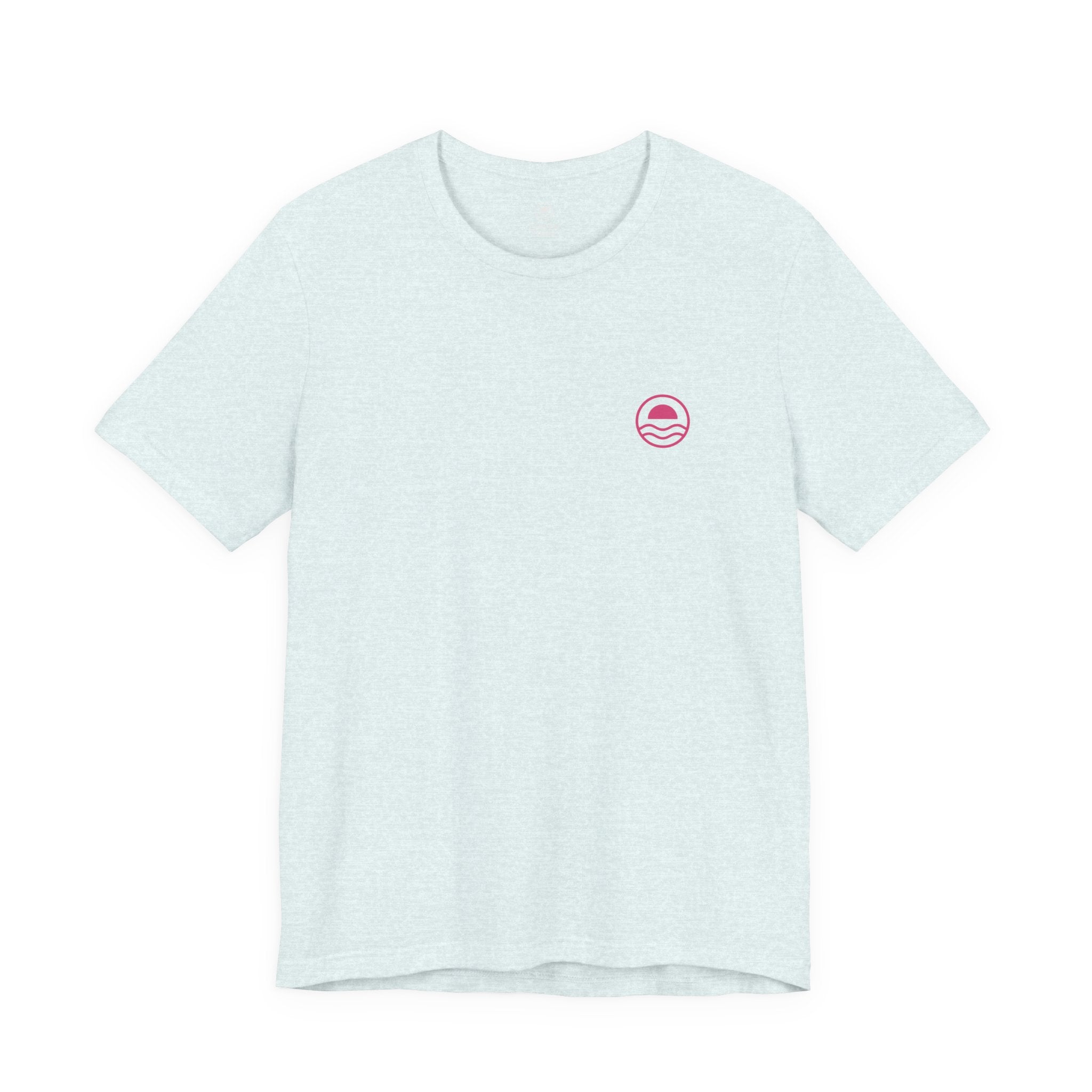 Heron Sunset T-Shirt For Men Pink 