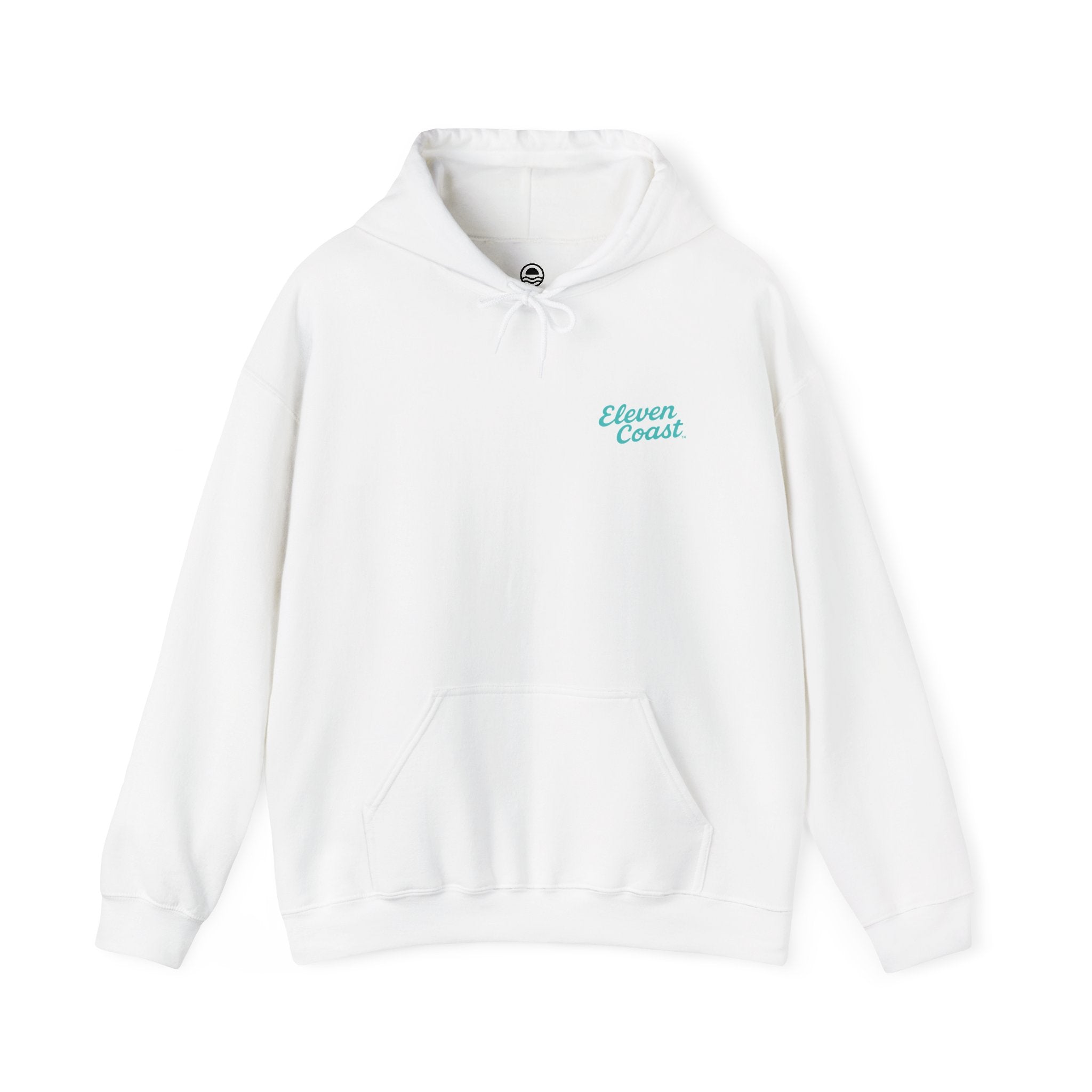 Chalet Vibes Mint Aqua Hoodie Men #en:color_white,fr:couleur_blanc